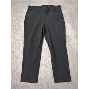 Chico's Travelers Pants Womens 35" Black Pull On High Rise Stretch Ankle